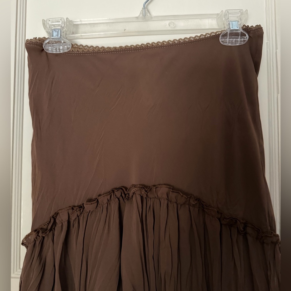Bebe Brown Skirt - Picture 2 of 8